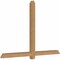Ekena Millwork Eugene Smooth Timber Gable Bracket, Western Red Cedar, 72"W x 48"H x 3 1/2"D x 3 1/2"F, 16/12 Pitch GBW072X48X0404EUG00SWR - alternate 3